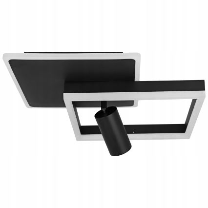 LED stropno svjetlo LED/38W/230V + 1x GU10/30W crno