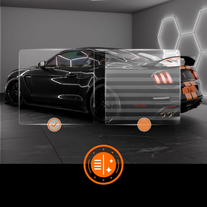 LED stropna svjetiljka HEXAGON LED/456W/85-265V 6500K 522x298 cm CRI 90 IP54 bijela