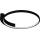 LED stropno svjetlo LUNA LED/18W/230V pr. 42,5 cm crno