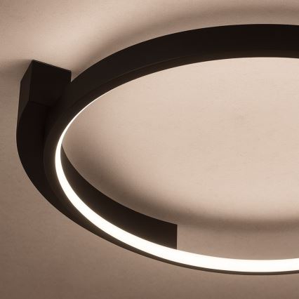 LED stropno svjetlo LUNA LED/18W/230V pr. 42,5 cm crno