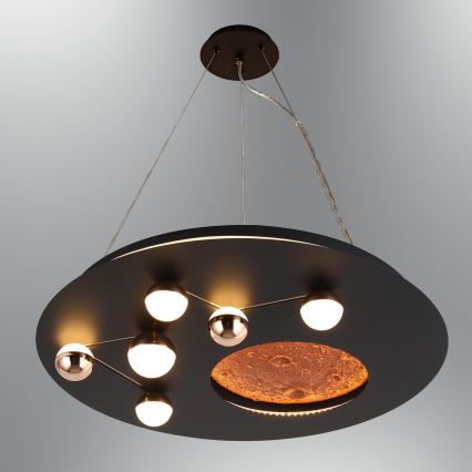 LED stropno svjetlo MARS LED/48W/230V 3000K crna