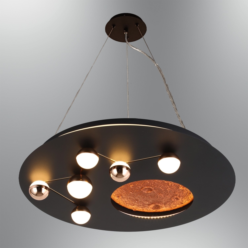 LED stropno svjetlo MARS LED/48W/230V 3000K crna