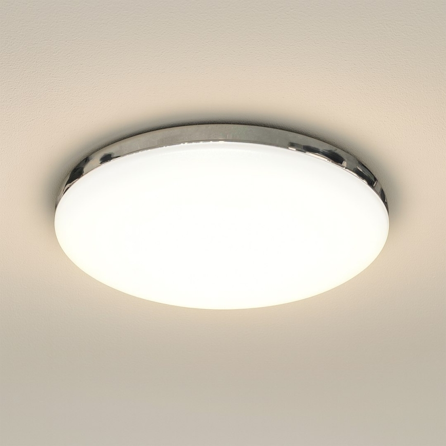 LED stropno svjetlo MAYA LED/36W/230V Ø 50 cm sjajni krom