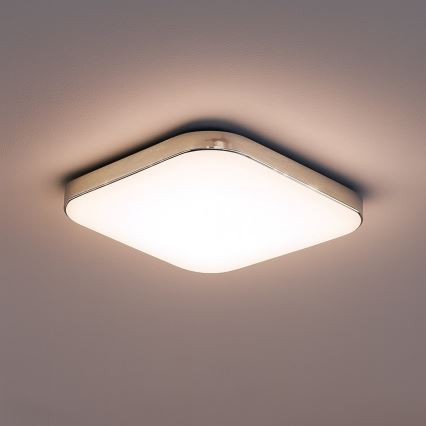 LED stropno svjetlo NEMO LED/11W/230V 26x26 cm sjajni krom
