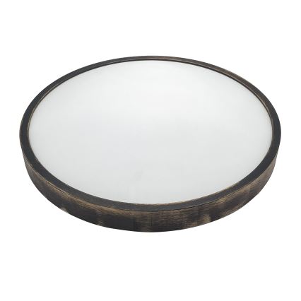 LED stropno svjetlo OAK SLIM LED/36W/230V 4000K Ø 47 cm hrast/tamno smeđa