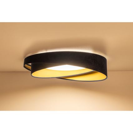 LED prigušivo stropno svjetlo SMART GALAXY MODERN LED/24W/230V 3000-6500K pr. 55 cm plavo/zlatno + daljinski upravljač