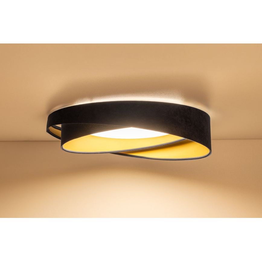 LED prigušivo stropno svjetlo SMART GALAXY MODERN LED/24W/230V 3000-6500K pr. 55 cm plavo/zlatno + daljinski upravljač