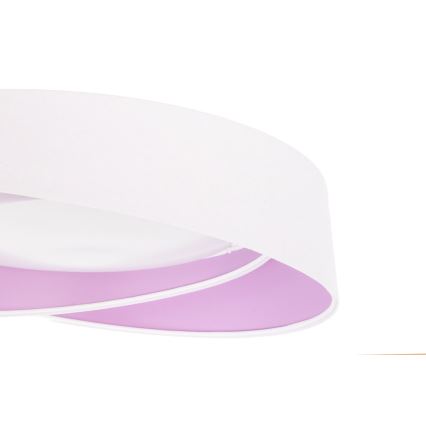 LED stropno svjetlo s prigušivanjem SMART GALAXY MODERN LED/24W/230V 3000-6500K Ø 55 cm bijelo/ljubičasto + daljinski upravljač