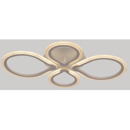 LED stropna svjetiljka s mogućnošću prigušivanja TRIESTE LED/52W/230V + daljinski upravljač