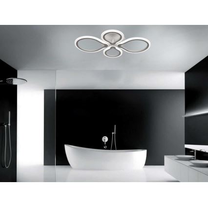 LED stropna svjetiljka s mogućnošću prigušivanja TRIESTE LED/52W/230V + daljinski upravljač