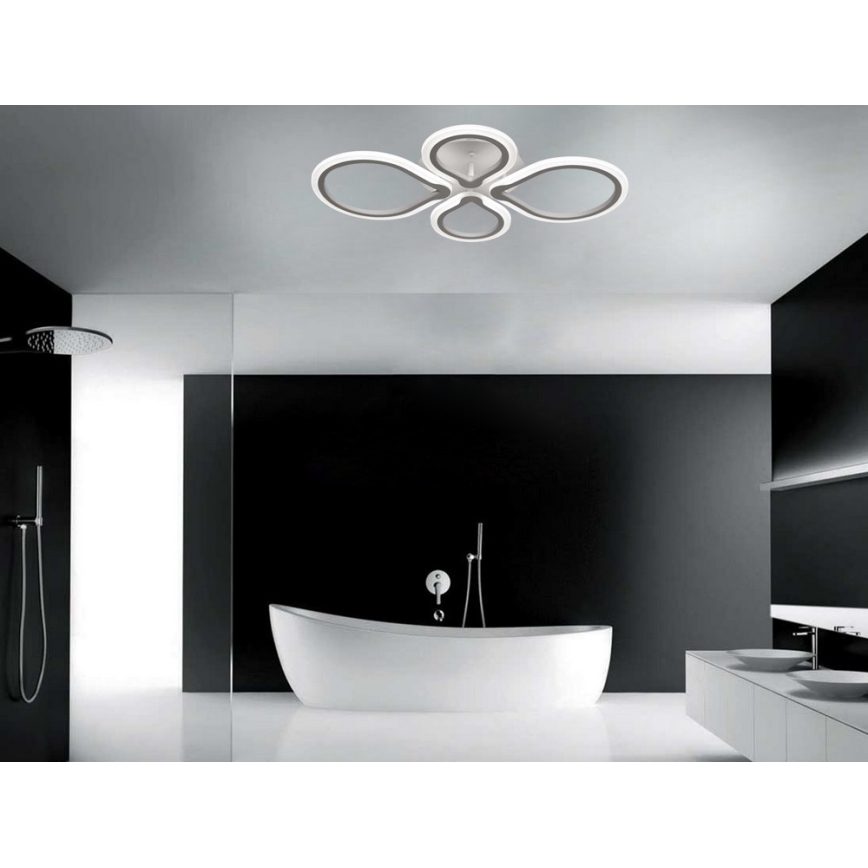 LED stropna svjetiljka s mogućnošću prigušivanja TRIESTE LED/52W/230V + daljinski upravljač