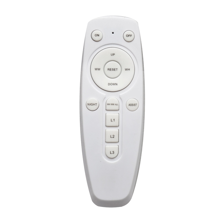 LED stropna svjetiljka s mogućnošću prigušivanja TRIESTE LED/52W/230V + daljinski upravljač