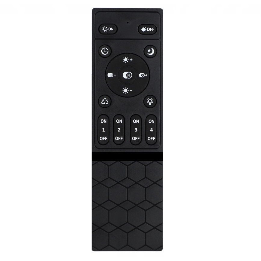 LED stropna svjetiljka s prigušivanjem LED/30W/230V 3000-6500K crna Wi-Fi Tuya + daljinski upravljač