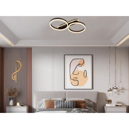 LED stropno svjetlo s prigušivanjem LED/60W/230V 3000-6500K + daljinsko upravljanje