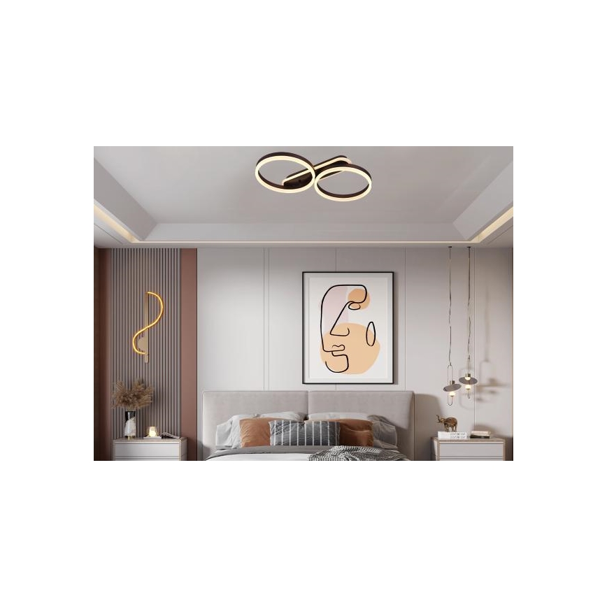 LED stropno svjetlo s prigušivanjem LED/60W/230V 3000-6500K + daljinsko upravljanje