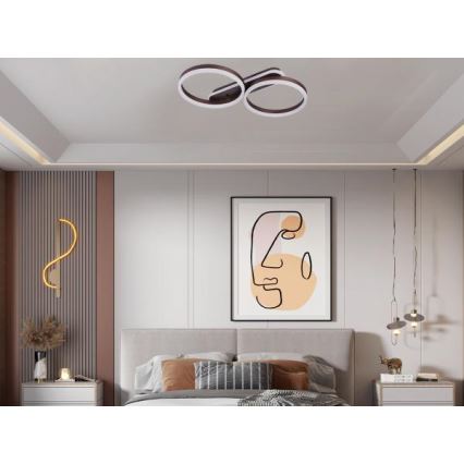 LED stropno svjetlo s prigušivanjem LED/60W/230V 3000-6500K + daljinsko upravljanje