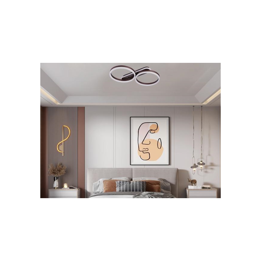LED stropno svjetlo s prigušivanjem LED/60W/230V 3000-6500K + daljinsko upravljanje