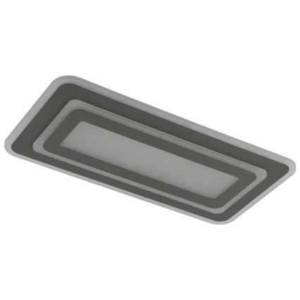 LED prigušivo stropno svjetlo LED/85W/230V 3000-6500K sivo + daljinski upravljač