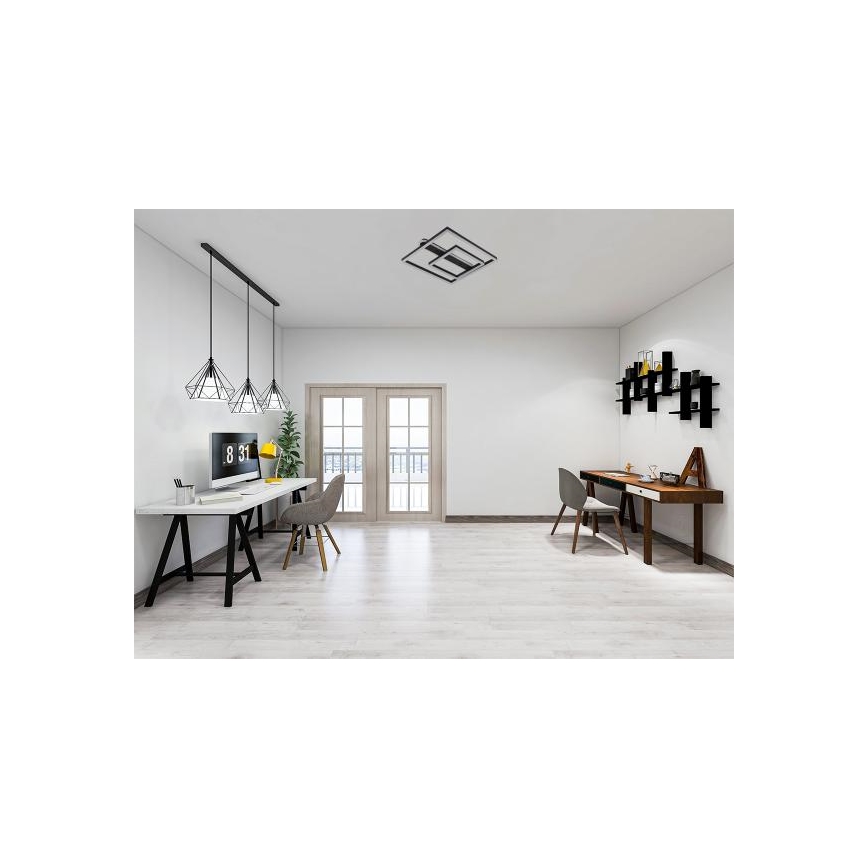 LED stropno svjetlo s prigušivanjem LED/95W/230V 3000-6500K + daljinski upravljač