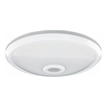 LED stropno svjetlo sa senzorom pokreta i sumraka, LED/16W/230V, Ø 29 cm, bijelo