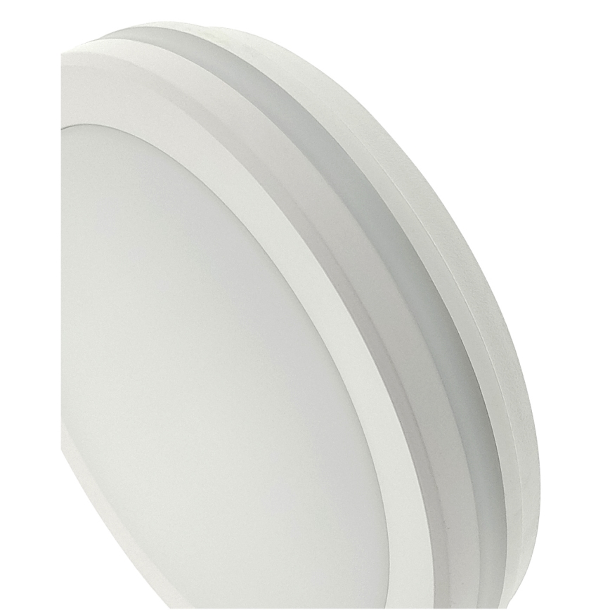 LED stropna svjetiljka sa senzorom pokreta LED/20W/230V 3000/4000/6500K Ø 230 cm IP54 siva