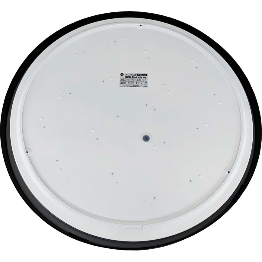 LED Dimmabilno stropno svjetlo SAMER LED/40W/230V 2900-6000K + daljinski upravljač