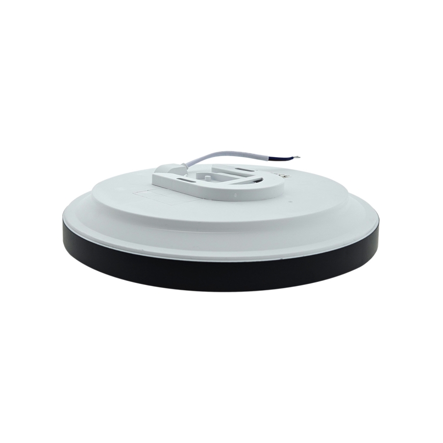 LED stropno svjetlo za kupaonicu FLUME LED/10W/230V Ø 22,5 cm IP44, crno