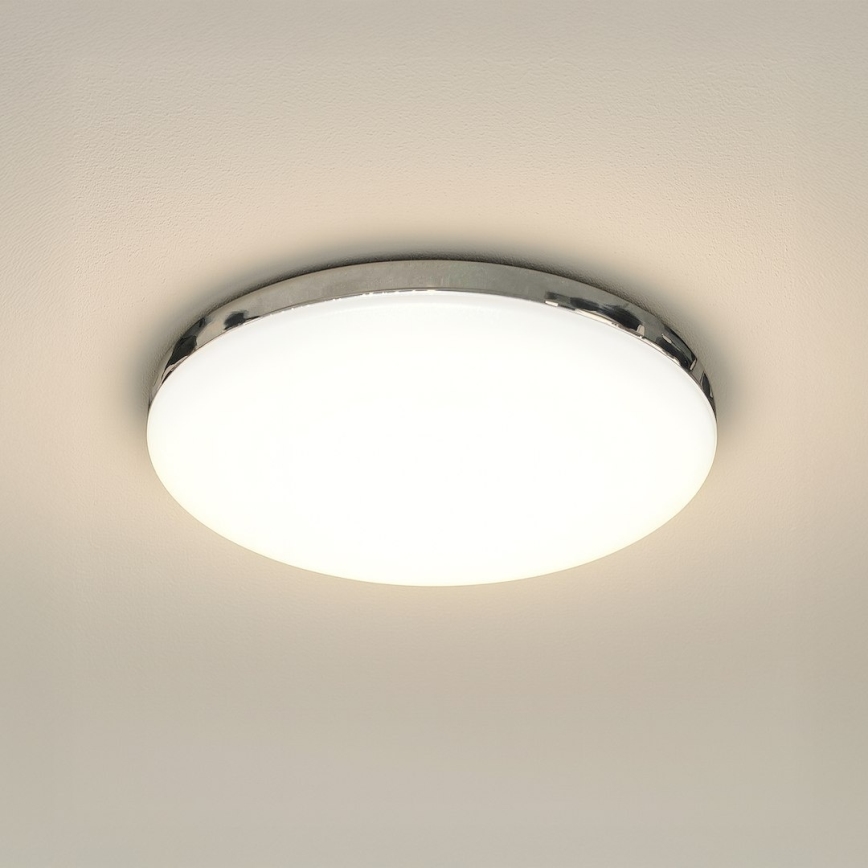 LED stropno svjetlo za kupaonicu MAYA LED/15W/230V promjer 33 cm IP44 sjajni krom