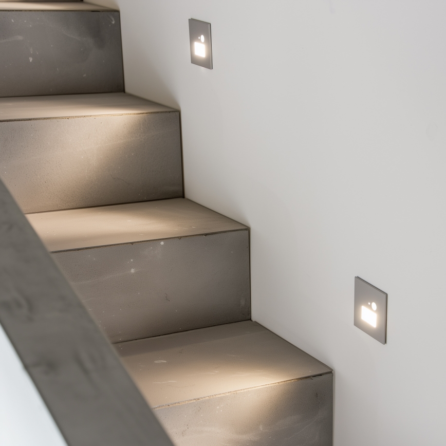 LED Stubišna svjetiljka sa senzorom pokreta LED/1,5W/230V 3000K/4000K/6500K