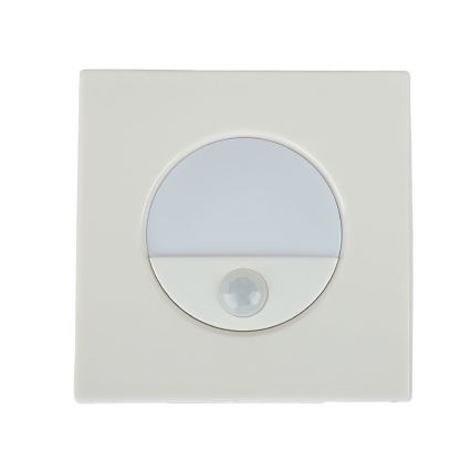 LED Stubišna svjetiljka sa senzorom pokreta LED/3W/230V 4000K bijela