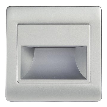 LED Stubišna svjetiljka sa senzorom STEP LIGHT NET LED/1,5W/230V 4000K srebrna