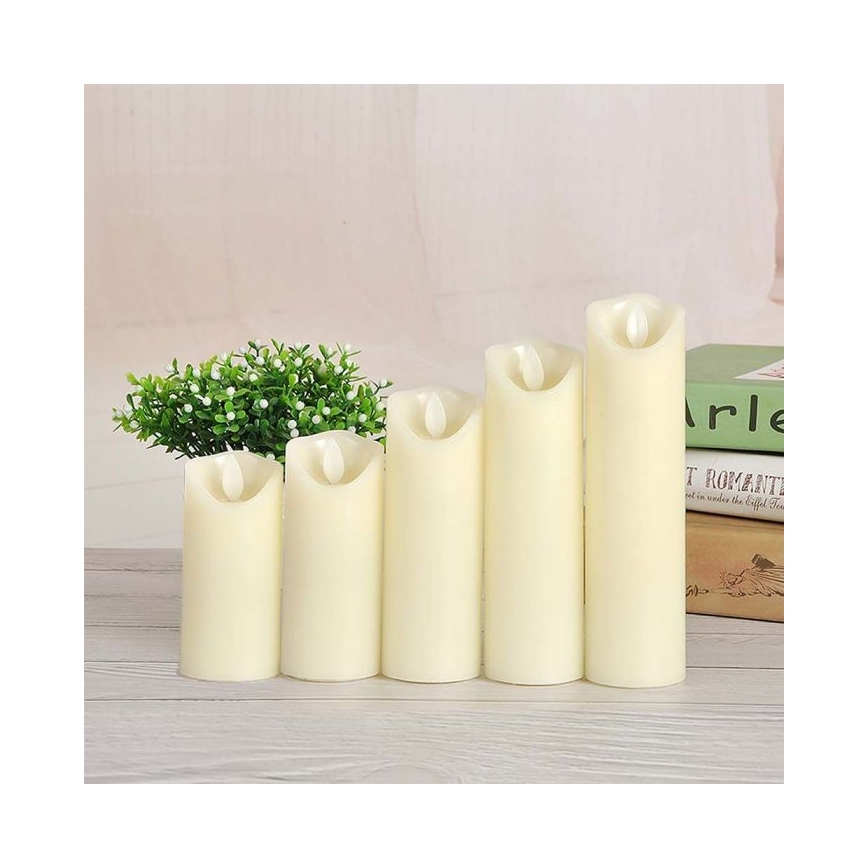 LED Svijeća LED/2xAA topla bijela 12,5 cm