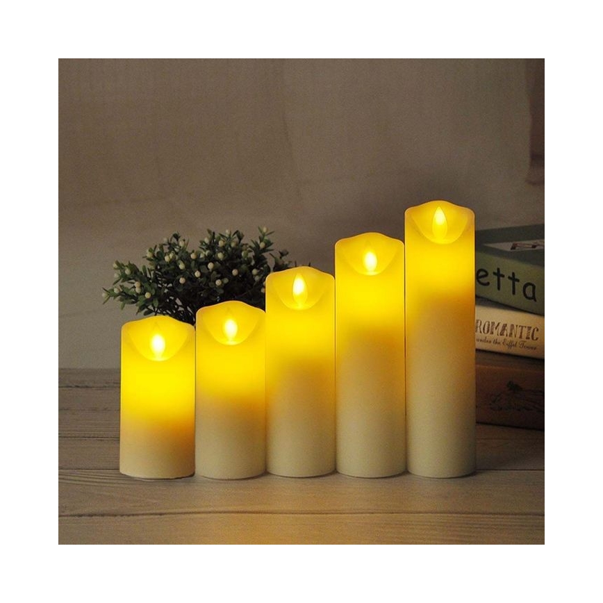 LED Svijeća LED/2xAA topla bijela 15 cm
