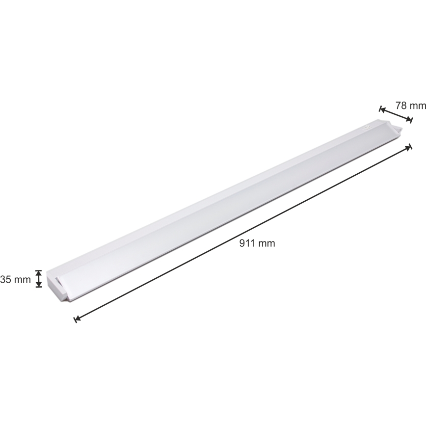 LED Svjetiljka ispod ormarića LED/15W/230V bijela