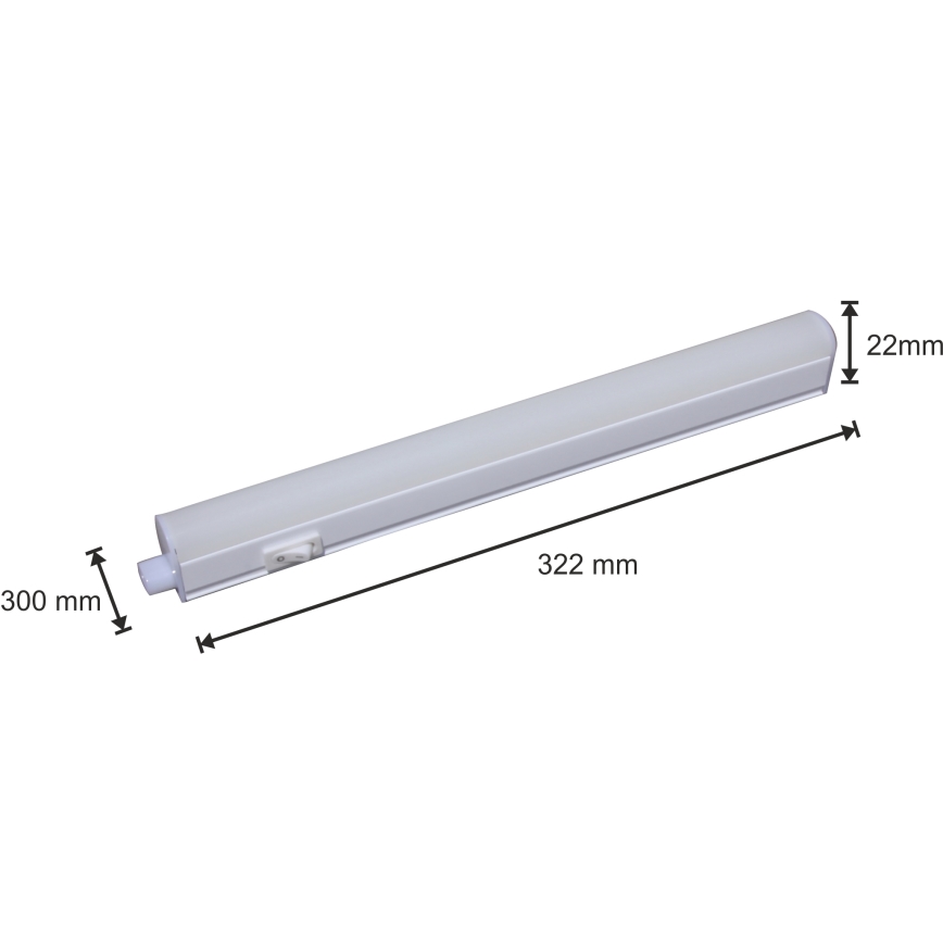 LED Svjetiljka ispod ormarića LED/4W/230V