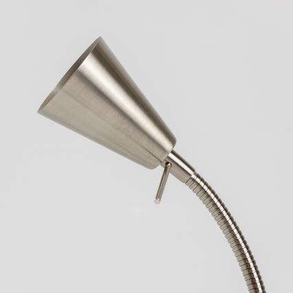 LED svjetiljka s kopčom 1x GU10/4,7W/230V matni krom