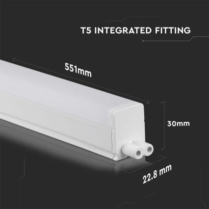 LED Podpultna svjetiljka SAMSUNG CHIP LED/7W/230V 6500K 55 cm