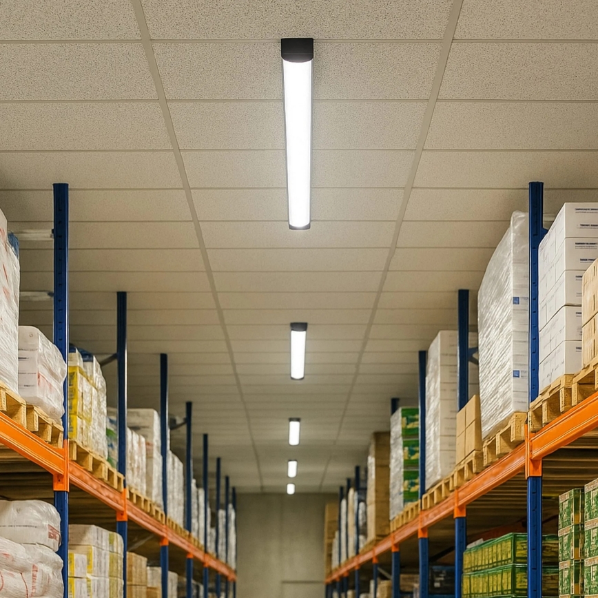 LED svjetiljka za fluorescentne cijevi LED/18W/230V 4000K 60 cm crna