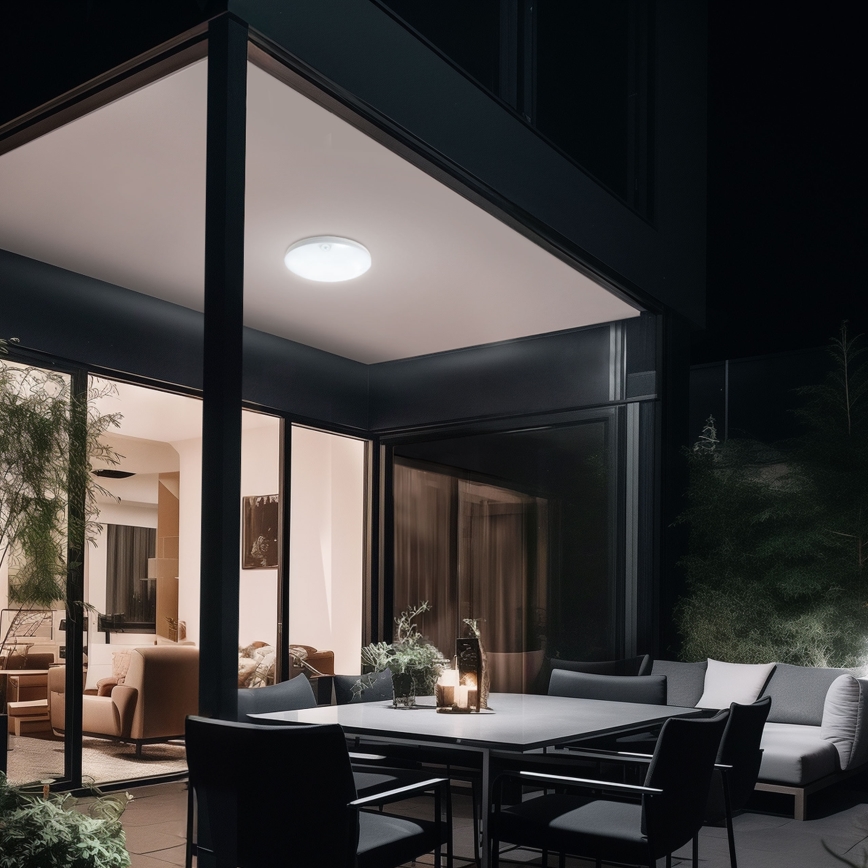 LED Zidna svjetiljka za kupaonicu sa senzorom pokreta NYMPHEA PROXI LED/18W/230V IP54 4000K