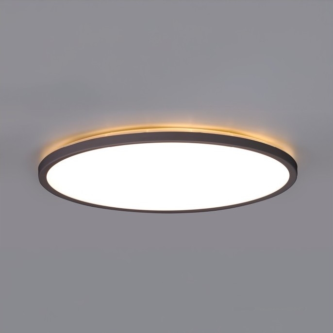 LED Svjetiljka za kupaonicu sa senzorom za pokret i dan/noć NIVERA LED/12W/230V IP54 3000/4000/6000K pr. 22,5 cm crna + daljinski upravljač