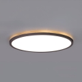 LED Svjetiljka za kupaonicu sa senzorom za pokret i dan/noć NIVERA LED/18W/230V IP54 3000/4000/6000K pr. 30 cm crna + daljinski upravljač