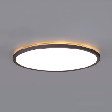 LED Svjetiljka za kupaonicu sa senzorom za pokret i dan/noć NIVERA LED/32W/230V IP54 3000/4000/6000K pr. 42 cm crna + daljinski upravljač