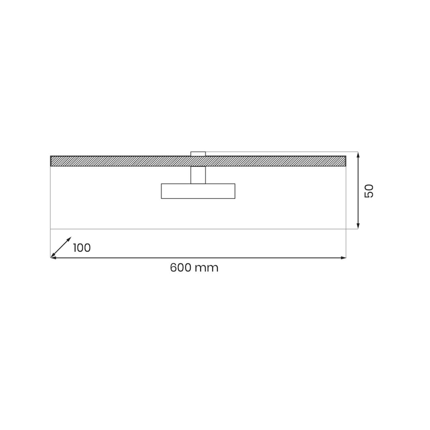 LED Svjetiljka za slike PRADO LED/11W/230V sjajni krom