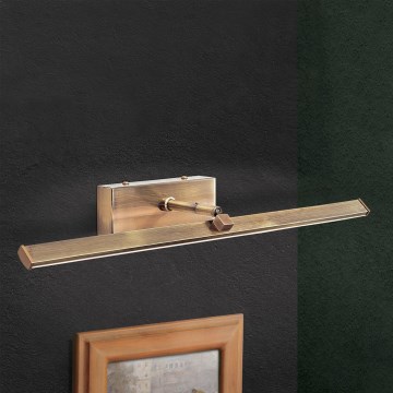 LED Svjetiljka za slike PUBLIO LED/10W/230V 50 cm zlatna/patina