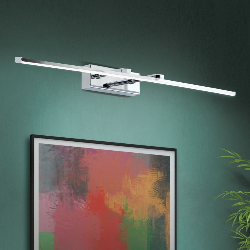 LED Svjetiljka za slike PUBLIO LED/15W/230V 75 cm sjajni krom