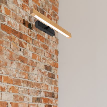 LED svjetiljka za slike VERDE LED/5,5W/230V 3000K 46 cm hrast/crna