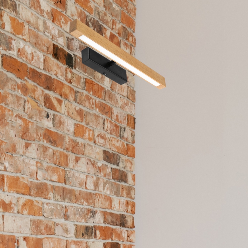 LED svjetiljka za slike VERDE LED/5,5W/230V 3000K 46 cm hrast/crna