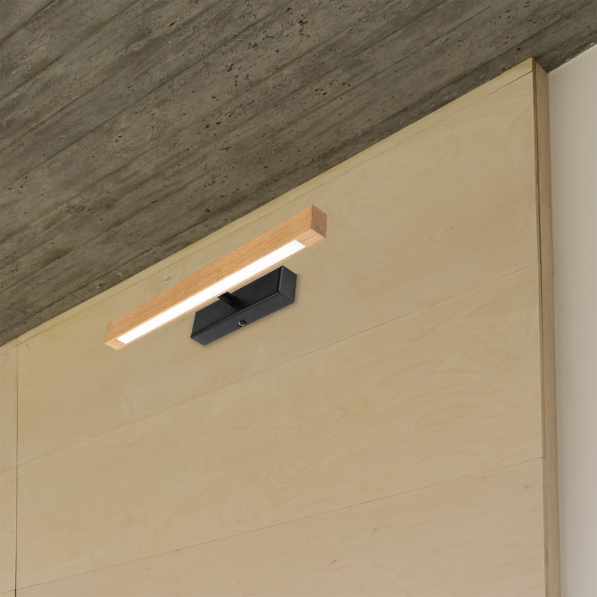 LED svjetiljka za slike VERDE LED/5,5W/230V 3000K 46 cm hrast/crna