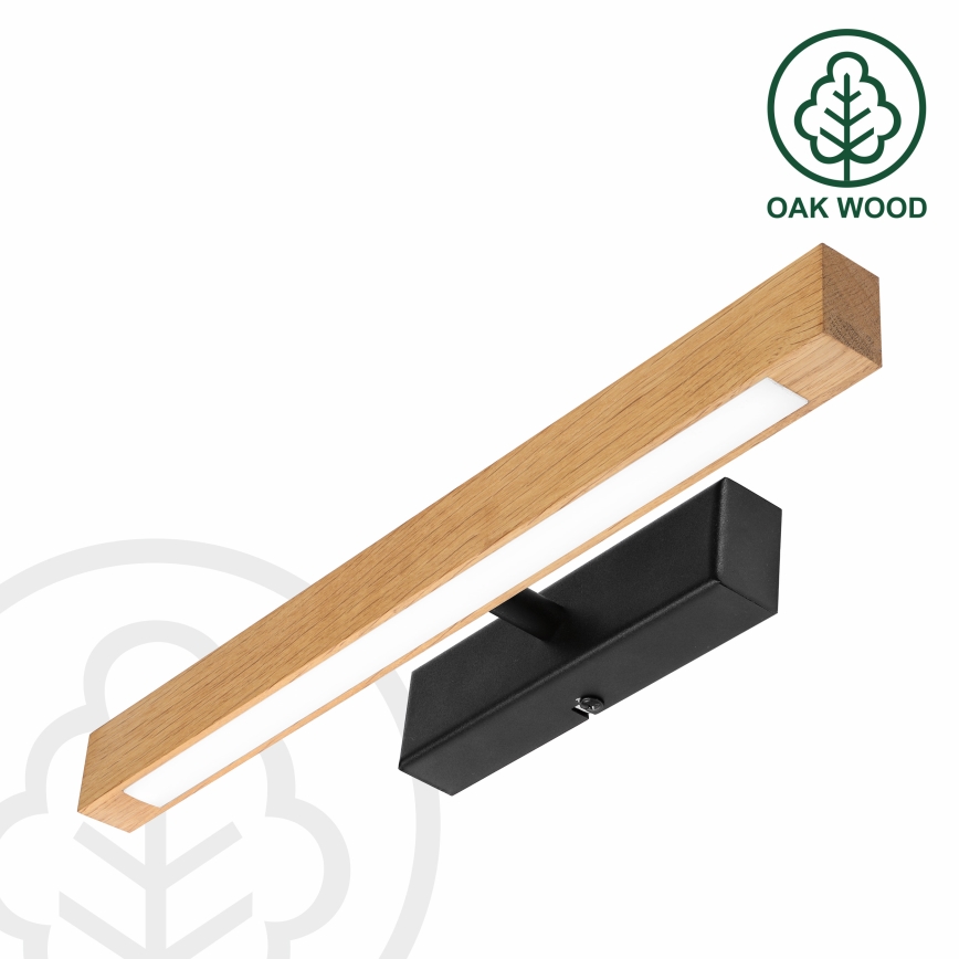 LED svjetiljka za slike VERDE LED/5,5W/230V 3000K 46 cm hrast/crna