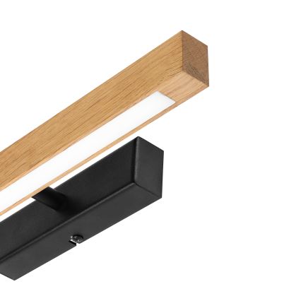 LED svjetiljka za slike VERDE LED/5,5W/230V 3000K 46 cm hrast/crna